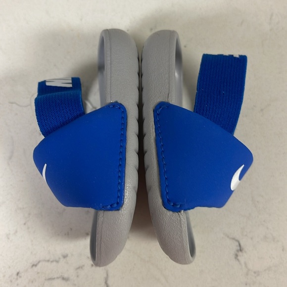 Nike Toddlers Kawa Slides Size 2C, Blue, BV1094-400 New - Picture 11 of 16
